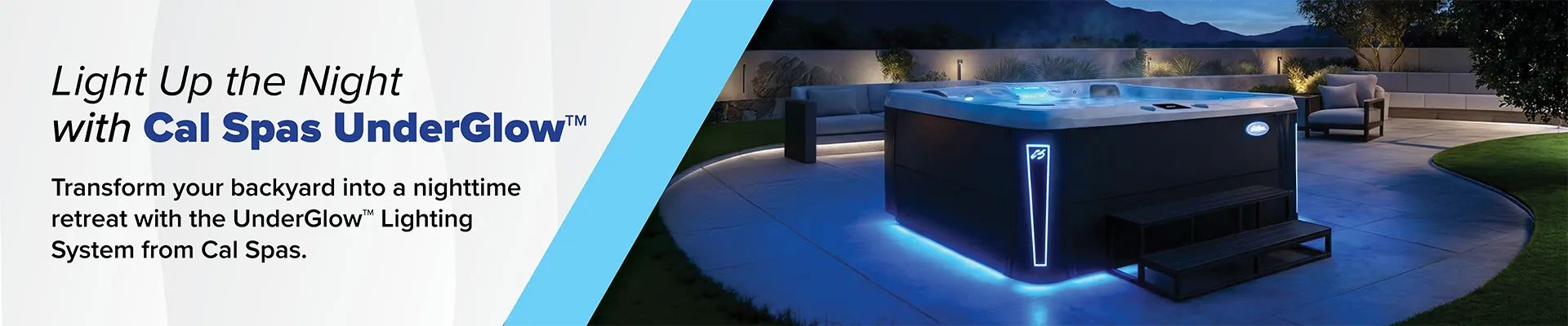 Calspas hot tub being used in a family setting - Sandy